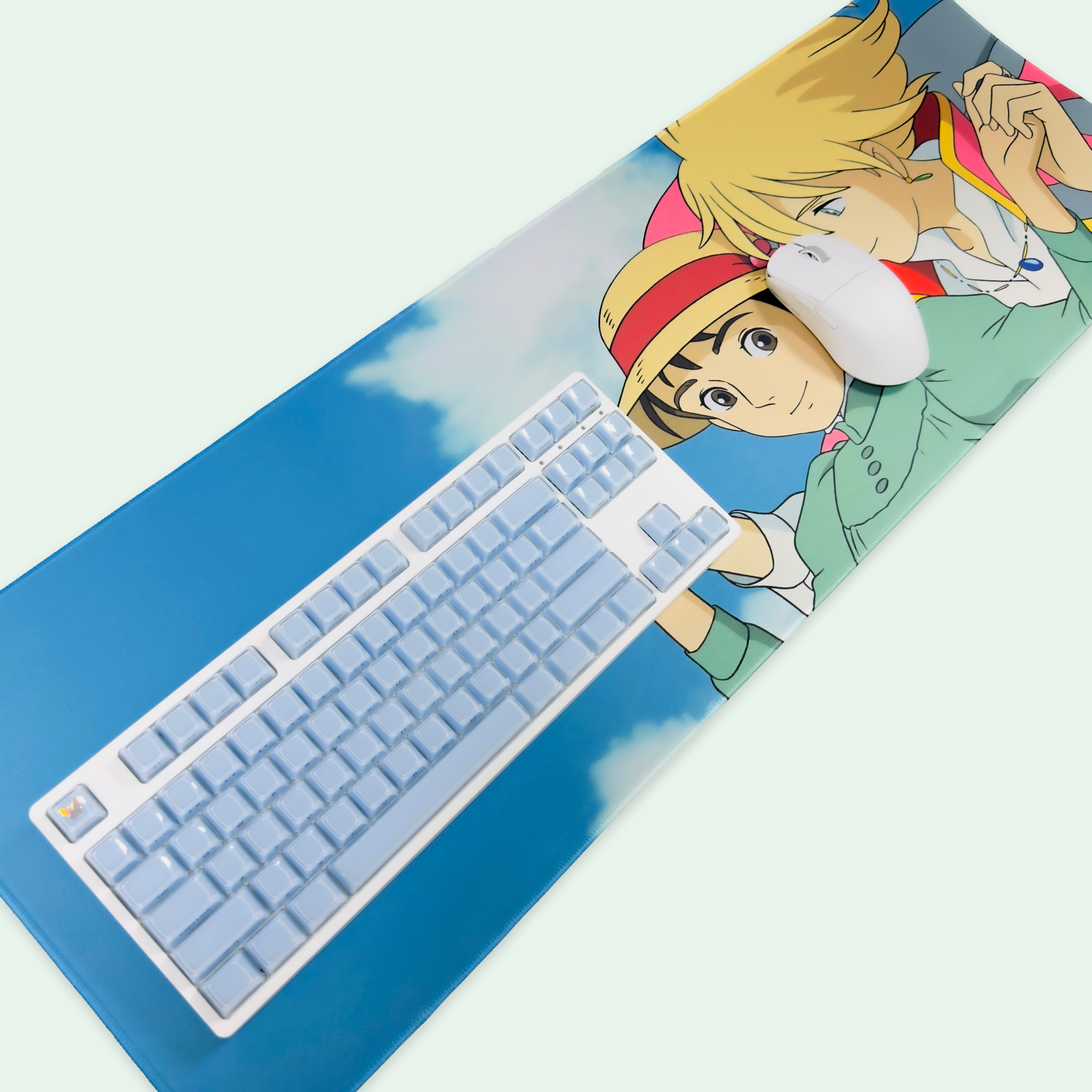 DNDKB 电脑桌垫超大鼠标垫家用办公笔记本电脑桌面高级感键盘垫