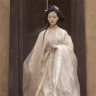 司南阁汉服【胧月】男女款春秋宋制大袖衫交领长衫四件套