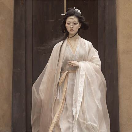 司南阁汉服【胧月】男女款春秋宋制大袖衫交领长衫四件套