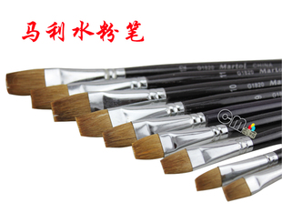 马利单支狼毫水粉笔G1820长杆狼毫水粉笔 狼毫画笔 丙烯画笔单支