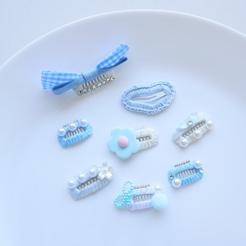 马尔济斯手工宠物可爱BB发夹