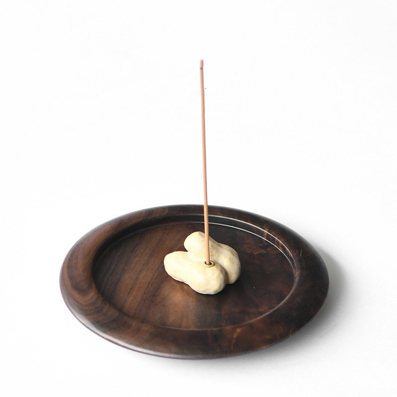好事发生文创香插胡桃木底座陶瓷创意花生点香器家用桌面熏香具,餐饮具,茶道/香炉,淘宝优惠券,粉丝福利购,淘宝优惠卷
