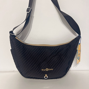 威尔逊女包2025新款时尚百搭单肩包斜挎包女士休闲柔软舒适新月包