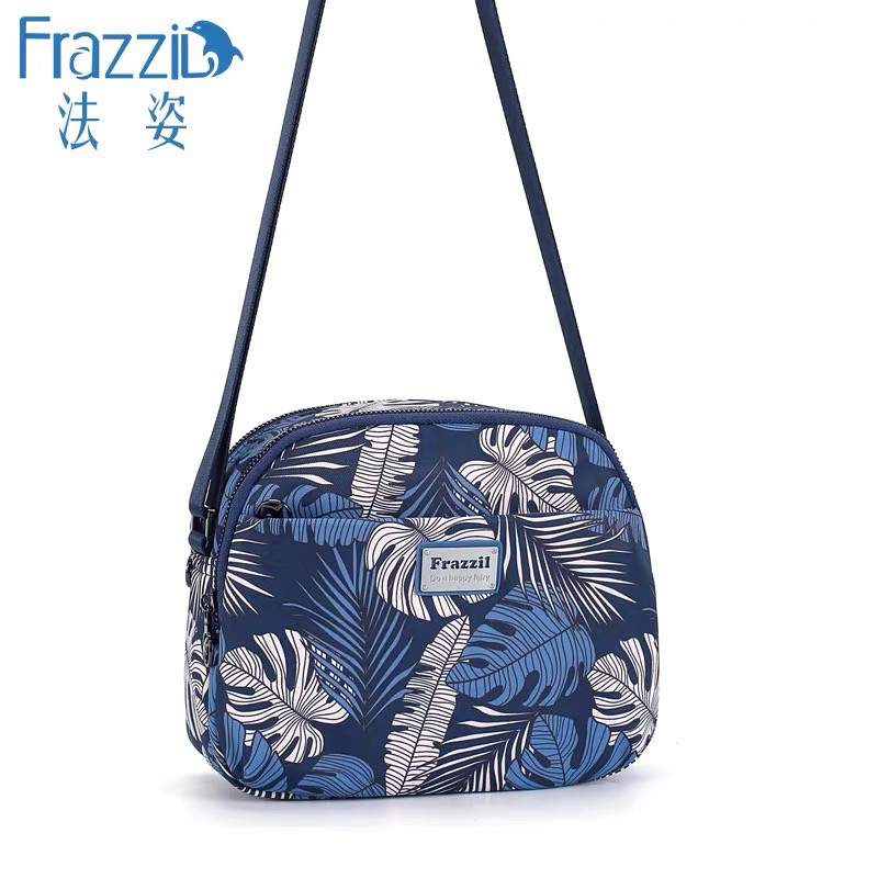 法姿女新款单肩斜挎包超轻多隔层斜挎包轻便防水妈妈包