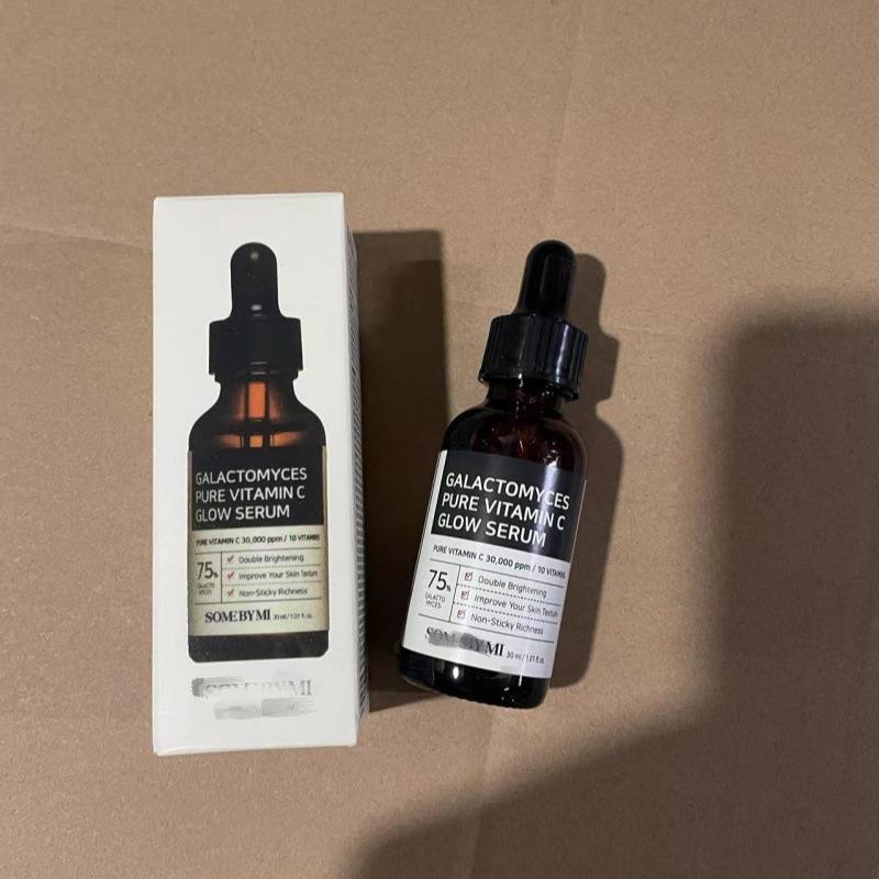 跨境SOME BY MI PURE VITAMIN C GLOW SERUM莎柏蜜黑瓶维C精华30m
