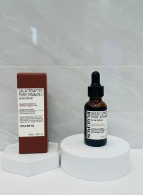 跨境SOME BY MI PURE VITAMIN C GLOW SERUM莎柏蜜黑瓶维C精华30m