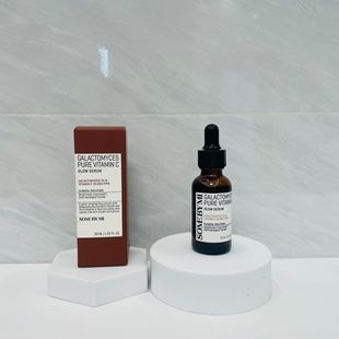跨境SOME BY MI PURE VITAMIN C GLOW SERUM莎柏蜜黑瓶维C精华30m