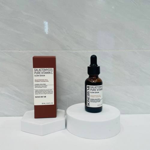 跨境SOME BY MI PURE VITAMIN C GLOW SERUM莎柏蜜黑瓶维C精华30m