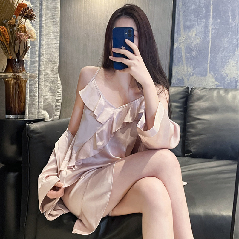 性感睡衣女款2025新款纯欲风冰丝