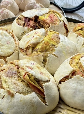 兰州特产大月饼甘肃玫瑰千层饼中秋节大月饼蒸花馍馍永登丁娃烧饼