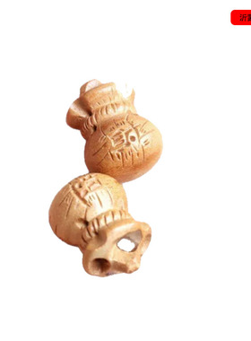 桃木福袋桃篮手编正品婴儿童宝宝桃木剑手工红绳编织本命年儿童