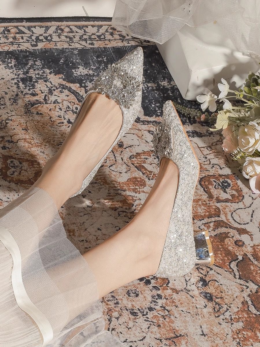 Sparkling Low Heel Wedding Pumps: 2025 Comfort for Your Big Day - Product image 2