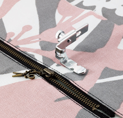 brother兄弟家用电动多功能缝纫机原装单边压脚滚边拉链车绳压脚