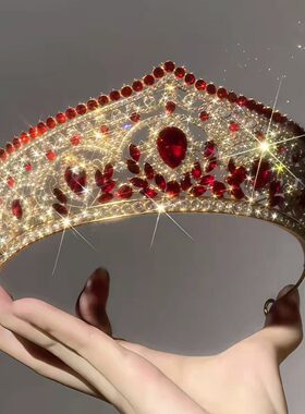 帝政风女王皇冠宫廷风发饰