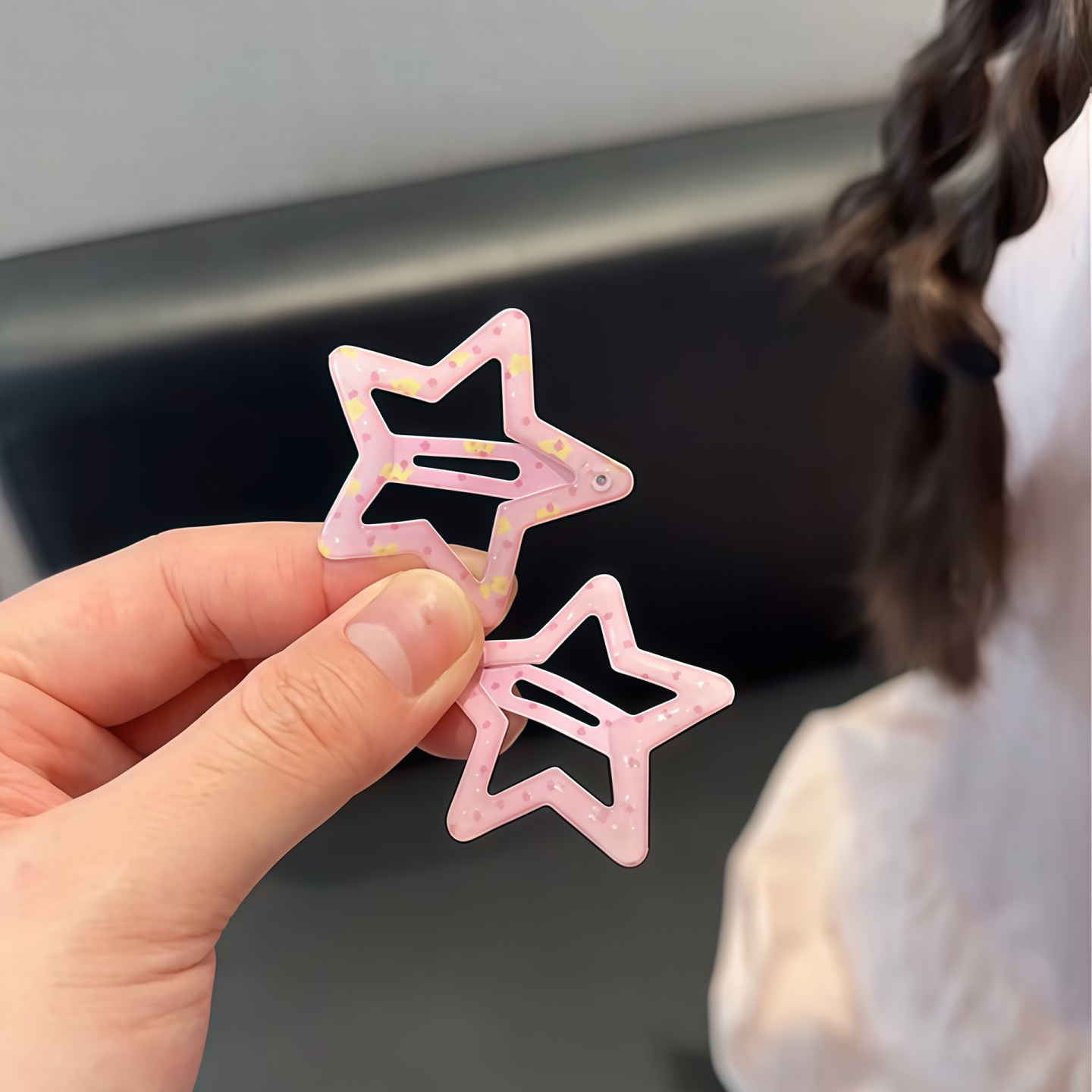儿童星星发夹小女孩额前碎发bb卡子女童不伤发可爱刘海夹发饰头饰