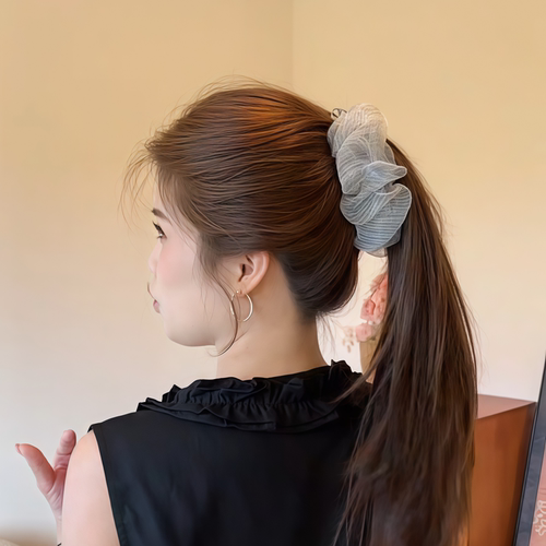 咖棕色小抓夹女2026新款高级感发夹后脑勺发量少小号鲨鱼夹头饰