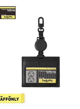 STAFFONLY X PabePabe联名SOCKET BUNNY系列玄黑色万用工牌配饰