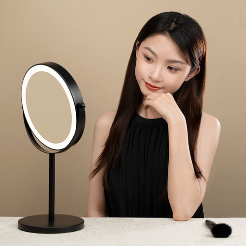 汉九宫放大书桌美容随身化妆镜