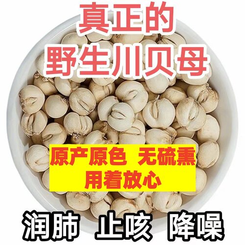 无硫正宗川贝母野生川贝枇杷止咳