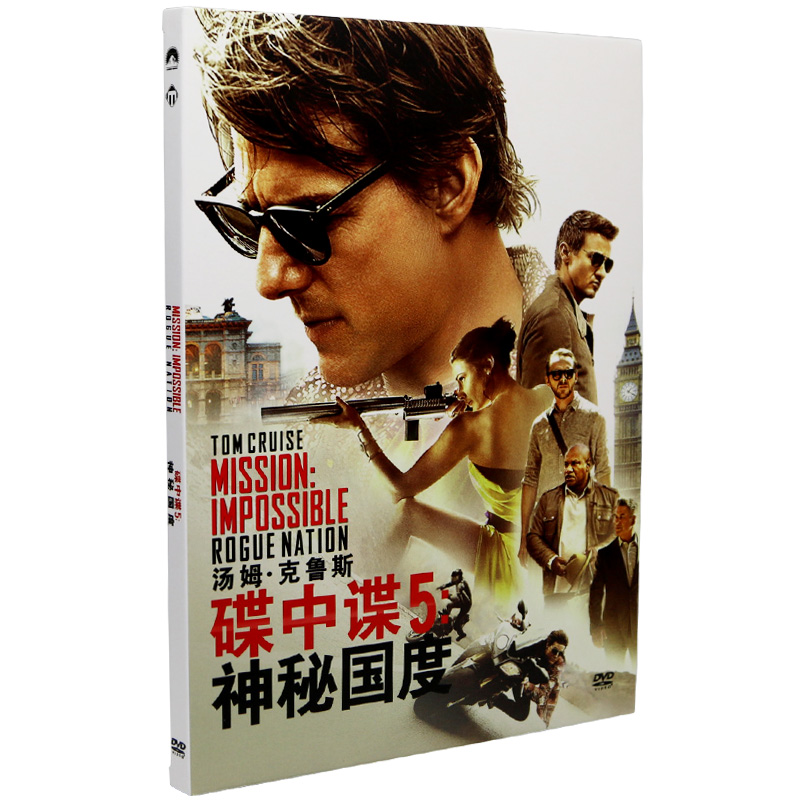 正版碟中谍5/谍中谍5/碟中碟5dvd电影光盘碟片英语/国语5.1声道