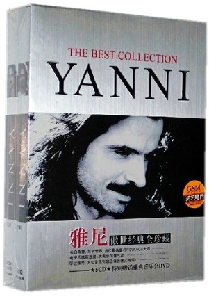 原装正版 雅尼Yanni专辑 傲世经典全珍藏5CD+ 雅典卫城音乐会1DVD
