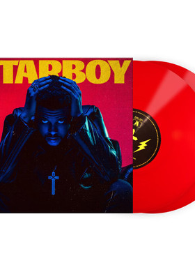 正版 威肯 盆裁哥 The Weeknd Starboy半透明红胶 2LP黑胶唱片