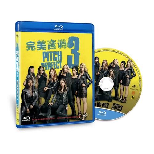 正版电影 完美音调3 蓝光BD50 高清影片Pitch Perfect 3 英语