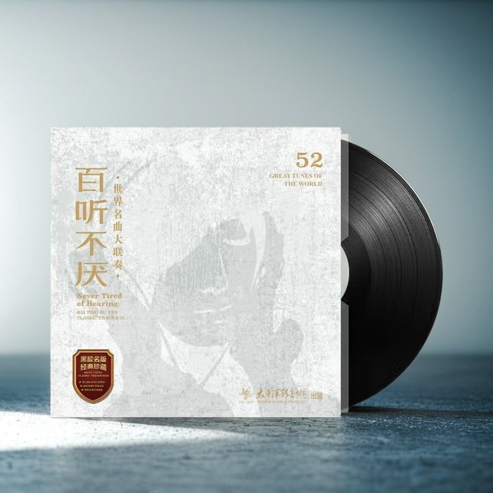 正版 百听不厌 经典世界名曲52首 LP黑胶唱片12寸 优美古典音乐