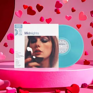 正版泰勒斯威夫特Taylor Swift霉霉黑胶唱片lp午夜Midnights 彩胶