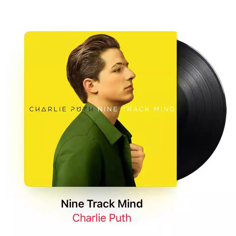 断眉查理普斯 Charlie Puth Nine Track Mind 专辑黑胶唱片lp