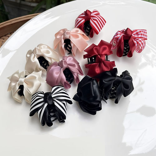 盘发迷你抓夹整理碎发夹子