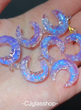 月亮吊坠原创银项链送礼生日礼物