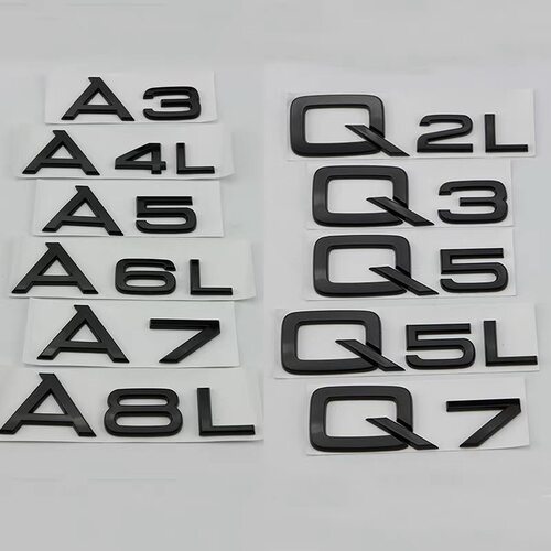 奥迪A3LA4LA5A6LA7A8LQ2LQ3Q4Q5LQ6Q7改装车标字标排量标后尾标贴