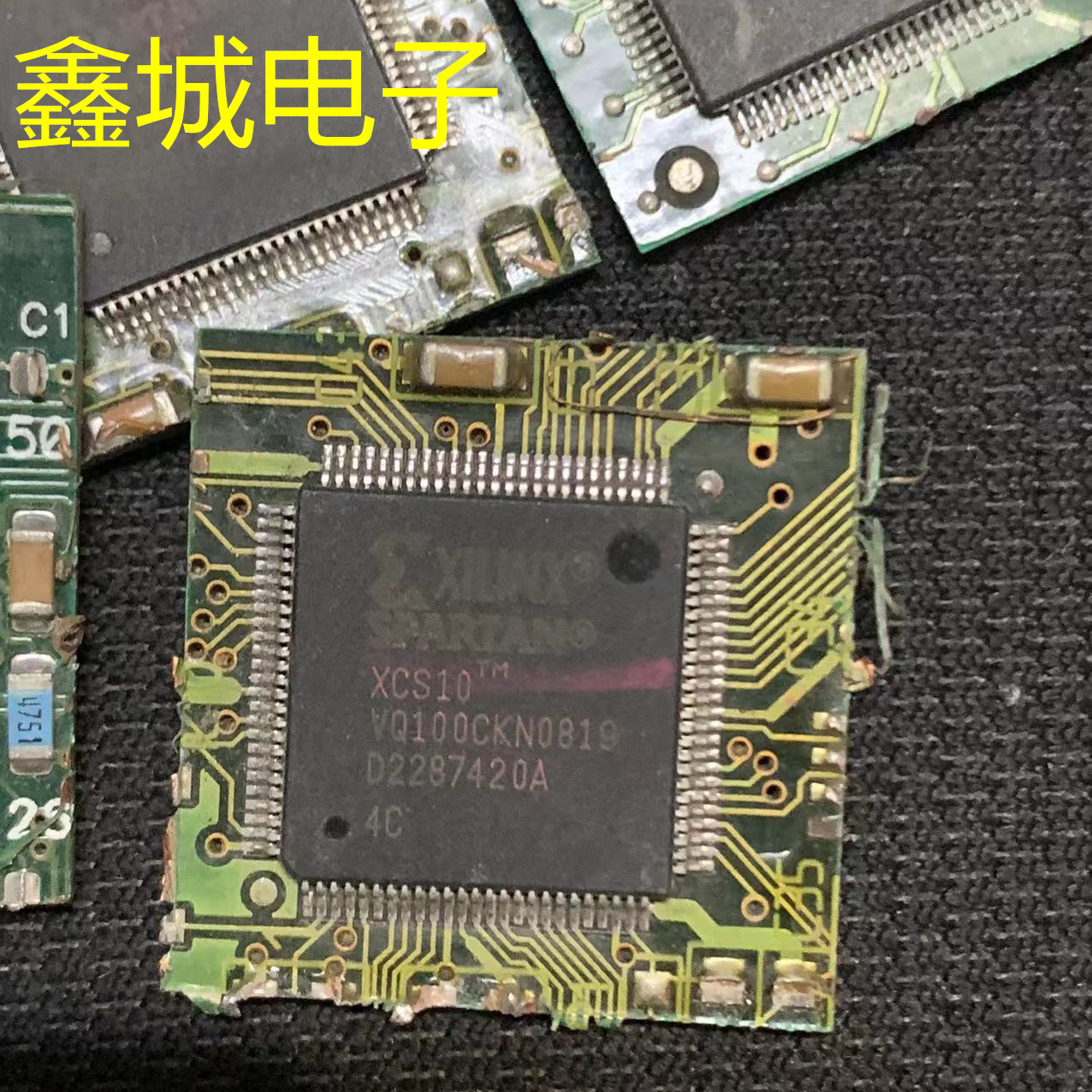 XCS10-4VQ100C XCS10VQ100拆机带板 现货库存 价格以咨询为准
