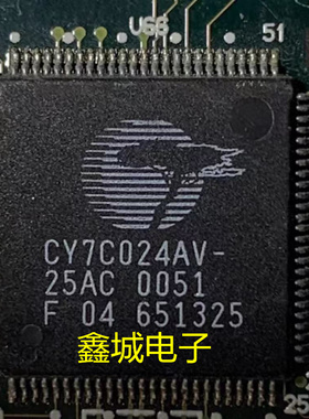 CY7C024AV-25AC拆机带板 现货库存