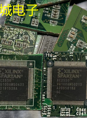 XC2S30-5VQ100C XC2S30VQ100拆机带板 现货库存 价格以咨询为准