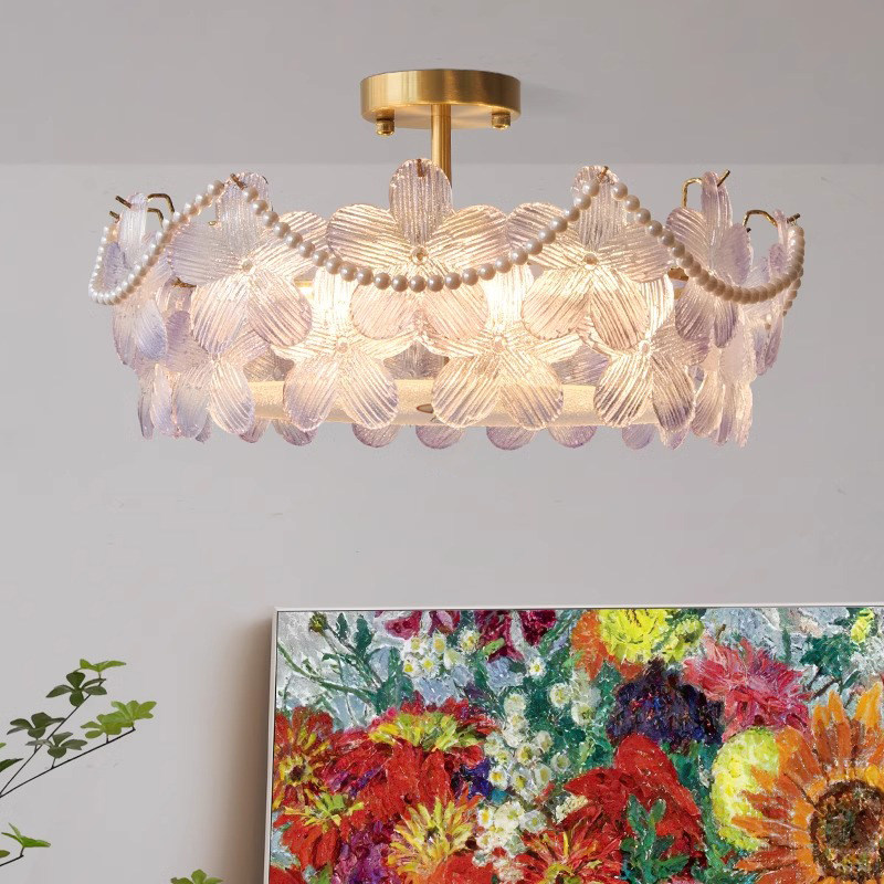 法式轻奢吸顶灯奶油风后现代简约卧室大气创意银杏叶珍珠书房灯具,家装灯饰光源,餐厅/卧室/书房吸顶灯,淘宝优惠券,粉丝福利购,淘宝优惠卷