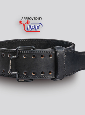 悍苏体育HSPOWER力量举腰带IPF认证腰带健美快扣杠杆等宽牛皮腰带