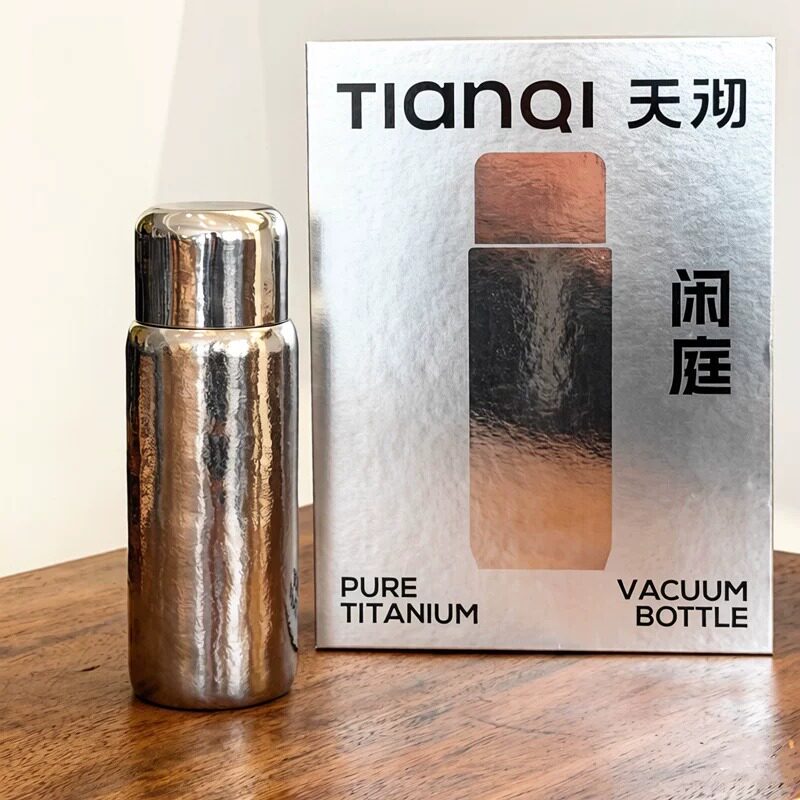 天沏钛杯闲庭系列纯钛保温闷茶杯