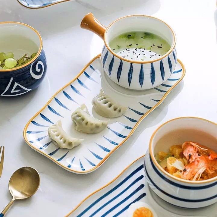 日式创意家用餐具套装早餐盘