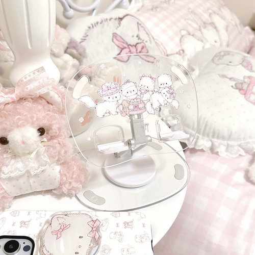 MG原创平板支架亚克力印花支架可调节角度左右旋转视频游戏支架