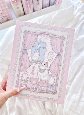 MG原创硬卡册泡芙布偶猫系列追星小卡拍立得收纳册A5硬卡册