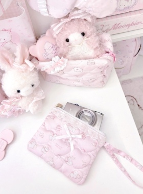 MG原创ccd相机收纳包夹棉手提便携卡包零钱包补妆包卡片机保护套