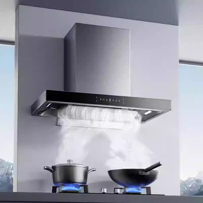 Midea/美的 CXW-140-TJ28 大吸力28立方烟灶联动挥手智控油烟机