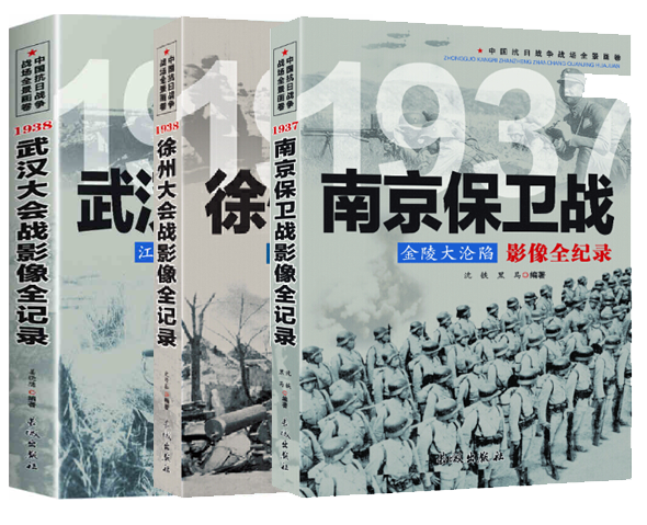 全3册 南京保卫战+徐州大会战+武汉大会战沈铁黑马著中国抗日战争战场全景画卷 中日大战历史简史成人青少年阅读书籍 南京大屠杀
