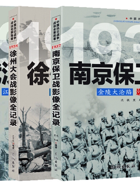 全3册 南京保卫战+徐州大会战+武汉大会战沈铁黑马著中国抗日战争战场全景画卷 中日大战历史简史成人青少年阅读书籍 南京大屠杀