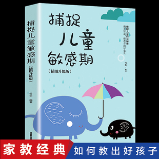 捕捉儿童的敏感期正版 新手妈妈育儿书籍父母正版 家庭教育孩子要懂心理学正面管教如何说话孩子才会能听扑捉陪孩子走过3到6岁