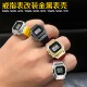 5600金属表壳不锈钢项链配件 戒指手表DWN 改装 小方块50周年纪念款