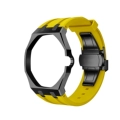 Stainless steel black case+yellow strap (3H crown position)