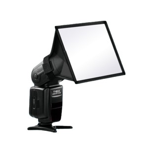 摄影19 23CM机顶灯柔光箱专业大号闪光灯外闪折叠柔光罩送便携袋